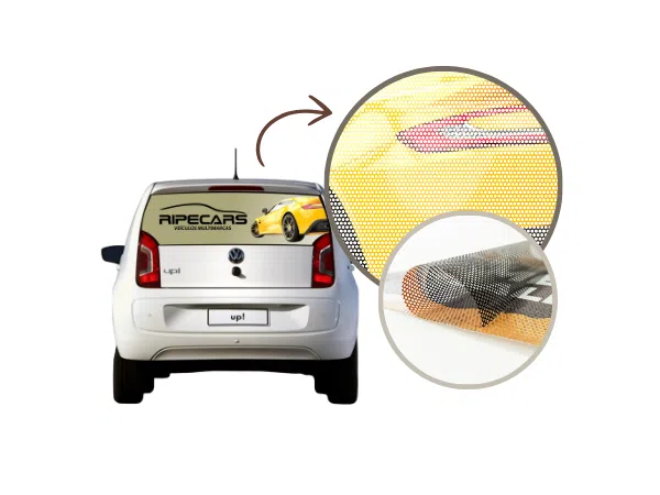 inicial 10 adesivo microperfurado