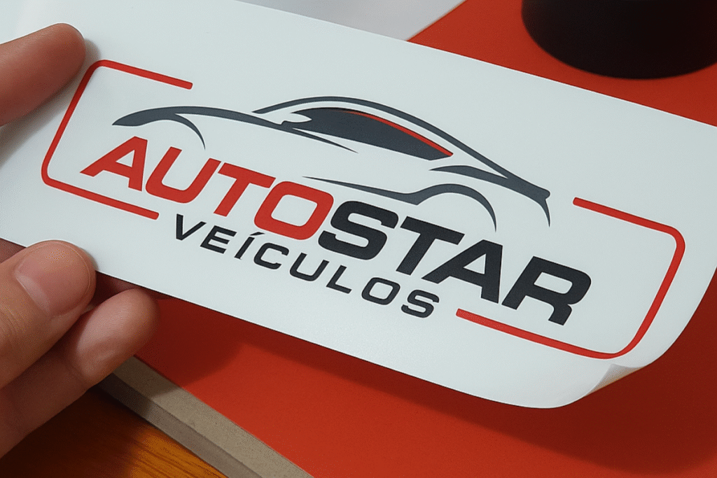 adesivos na vila alpina - adesivo em impressão digital