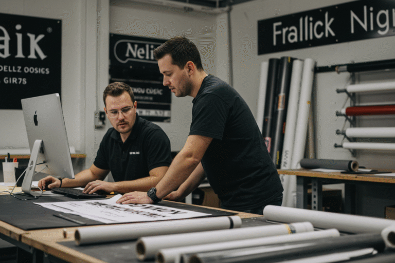 Gráfica na Vila Alpina