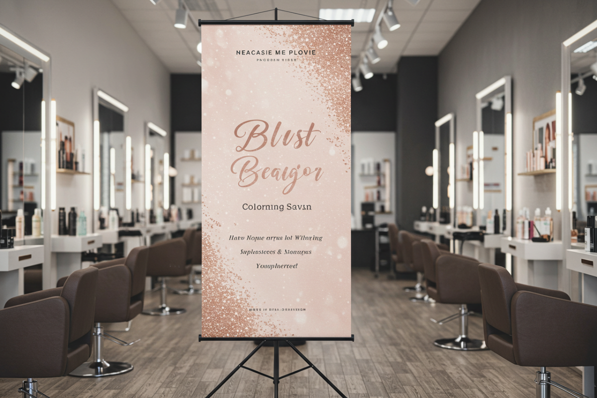 Banner promocional impresso em alta definição com acabamento de bastão e cordão na Vila Prudente